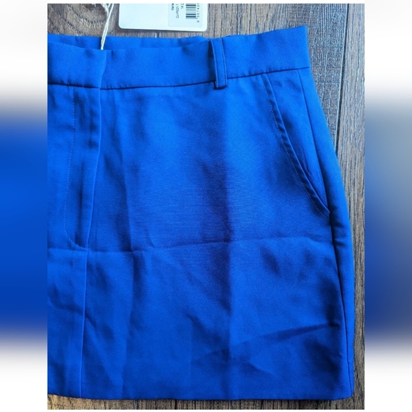 Peppermayo Mariah Mini Skirt - Cobalt Blue Size 14 NWT Polyester & Spandex Blend - Picture 3 of 14